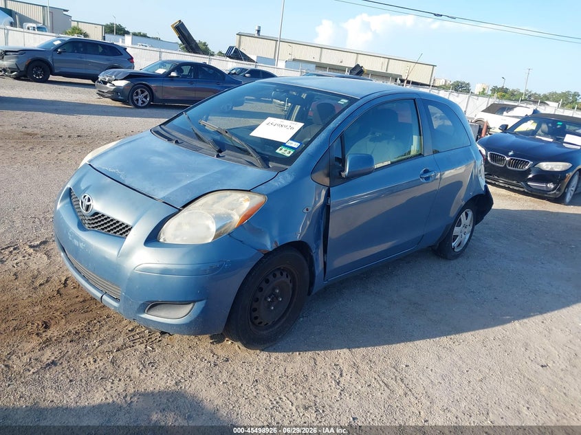2010 Toyota Yaris VIN JTDJT4K39A5291581 IAAI salvage auction — REAR END, Rebuildable (Florida), sold $775 on 2026-07-21 (photo 2)