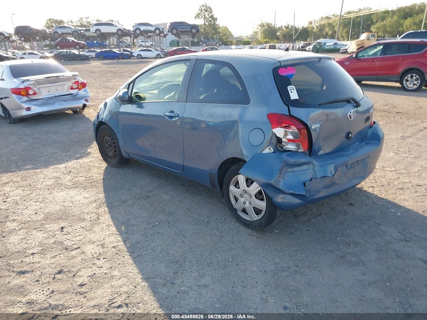 2010 Toyota Yaris VIN JTDJT4K39A5291581 IAAI salvage auction — REAR END, Rebuildable (Florida), sold $775 on 2026-07-21 (photo 3)