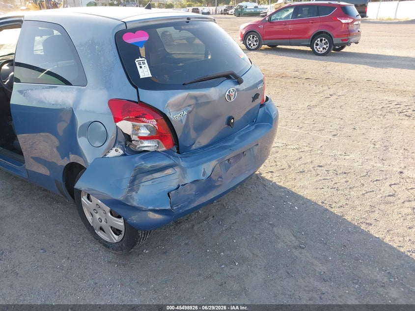 2010 Toyota Yaris VIN JTDJT4K39A5291581 IAAI salvage auction — REAR END, Rebuildable (Florida), sold $775 on 2026-07-21 (photo 6)