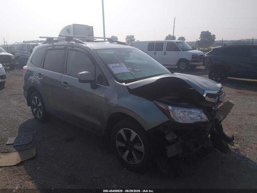 2017 Subaru Forester VIN JF2SJAEC6HG587601 IAAI salvage auction — FRONT END, Salvage (Pennsylvania), sold $25 on 2026-07-15 (photo 1)