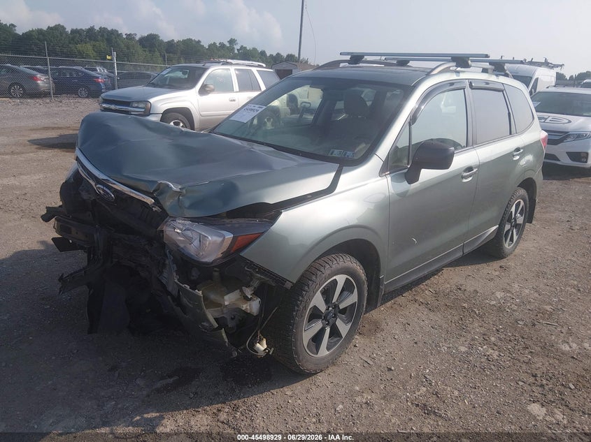 2017 Subaru Forester VIN JF2SJAEC6HG587601 IAAI salvage auction — FRONT END, Salvage (Pennsylvania), sold $25 on 2026-07-15 (photo 2)