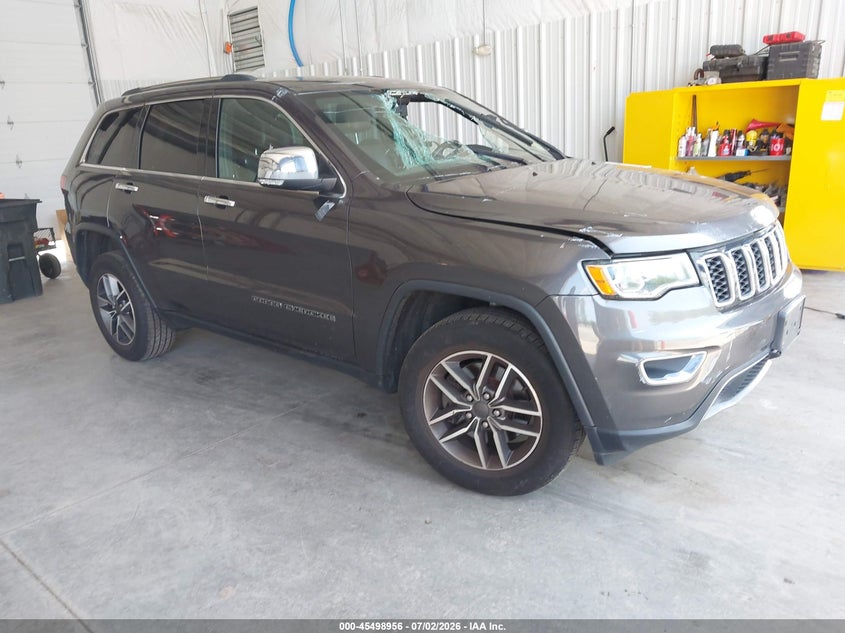 2021 Jeep Grand cherokee VIN 1C4RJFBG4MC592167 IAAI salvage auction — FRONT END, Salvage Title, sold $8,400 on 2026-07-29 (photo 1)