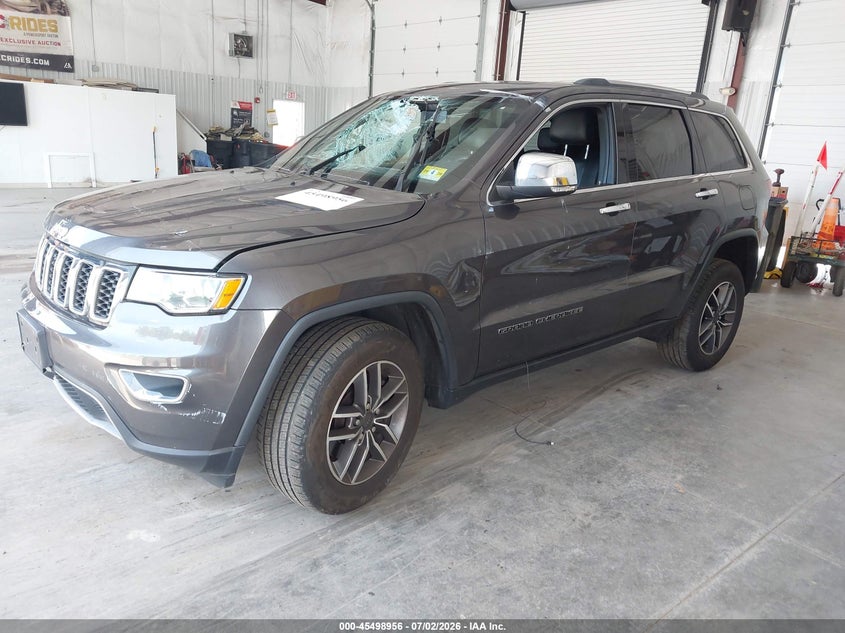2021 Jeep Grand cherokee VIN 1C4RJFBG4MC592167 IAAI salvage auction — FRONT END, Salvage Title, sold $8,400 on 2026-07-29 (photo 2)