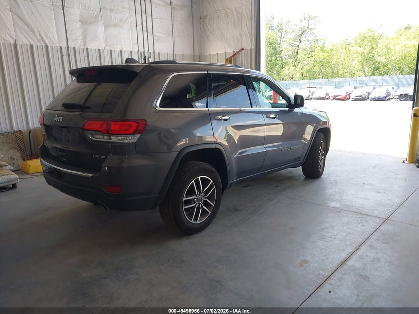 2021 Jeep Grand cherokee VIN 1C4RJFBG4MC592167 IAAI salvage auction — FRONT END, Salvage Title, sold $8,400 on 2026-07-29 (photo 4)