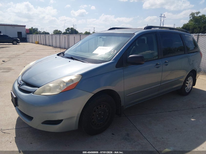 2006 Toyota Sienna VIN 5TDZA23C16S490721 IAAI salvage auction — NORMAL WEAR, Clear (Illinois), sold $650 on 2026-07-14 (photo 2)