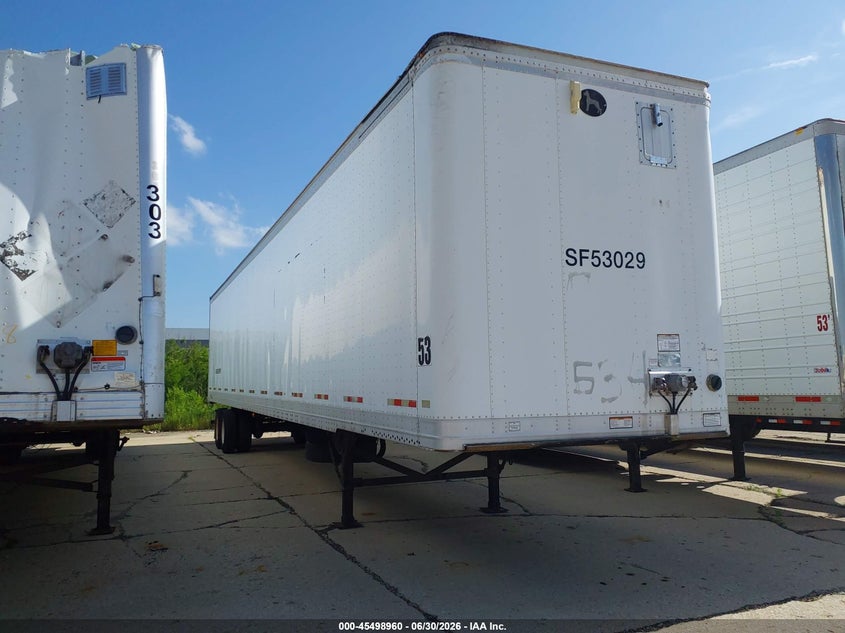 2012 Great dane trailers 53' semi trailer VIN 1GRAA062XCT568534 IAAI salvage auction — THEFT, Clear (Illinois), sold $2,550 on 2026-07-29 (photo 1)