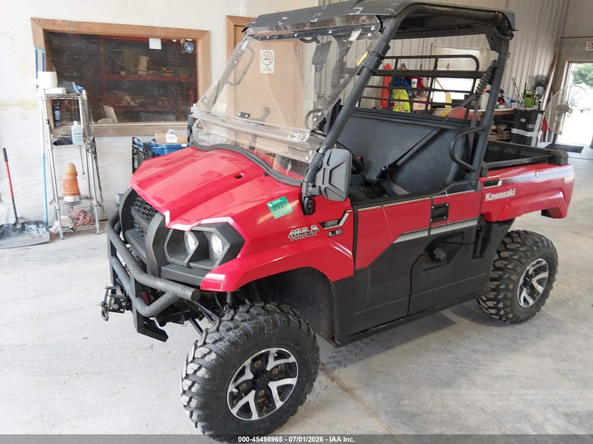 2019 Kawasaki VIN RGSW643A9KB140923 IAAI salvage auction — FRONT & REAR, Bill Of Sale (Wisconsin), sold $2,150 on 2026-07-14 (photo 2)