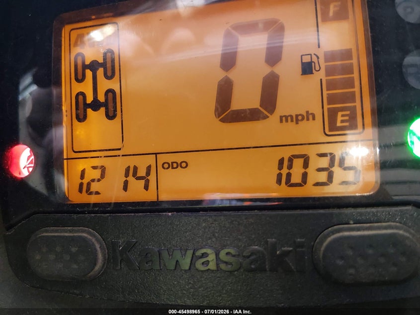 2019 Kawasaki VIN RGSW643A9KB140923 IAAI salvage auction — FRONT & REAR, Bill Of Sale (Wisconsin), sold $2,150 on 2026-07-14 (photo 7)