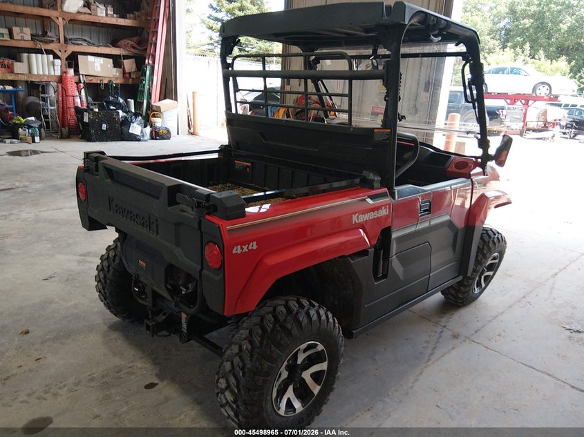 2019 Kawasaki VIN RGSW643A9KB140923 IAAI salvage auction — FRONT & REAR, Bill Of Sale (Wisconsin), sold $2,150 on 2026-07-14 (photo 4)