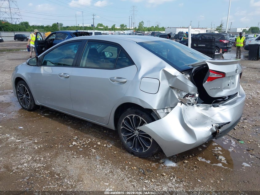 2014 Toyota Corolla VIN 5YFBURHE6EP127334 IAAI salvage auction — REAR END, Salvage Title, sold $2,950 on 2026-07-30 (photo 3)