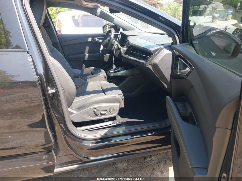 2023 Audi Q4 sportback e-tron VIN WA142BFZ1PP069076 IAAI salvage auction — FRONT END, Salvage - Greater Than 75% (Maryland), sold $14,500 on 2026-07-30 (photo 5)