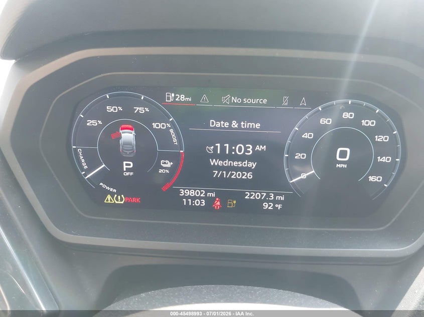 2023 Audi Q4 sportback e-tron VIN WA142BFZ1PP069076 IAAI salvage auction — FRONT END, Salvage - Greater Than 75% (Maryland), sold $14,500 on 2026-07-30 (photo 7)