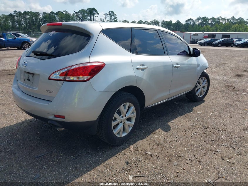 2013 Nissan Murano VIN JN8AZ1MU6DW200241 IAAI salvage auction — FRONT END, Rebuildable (Florida), sold $350 on 2026-07-14 (photo 4)