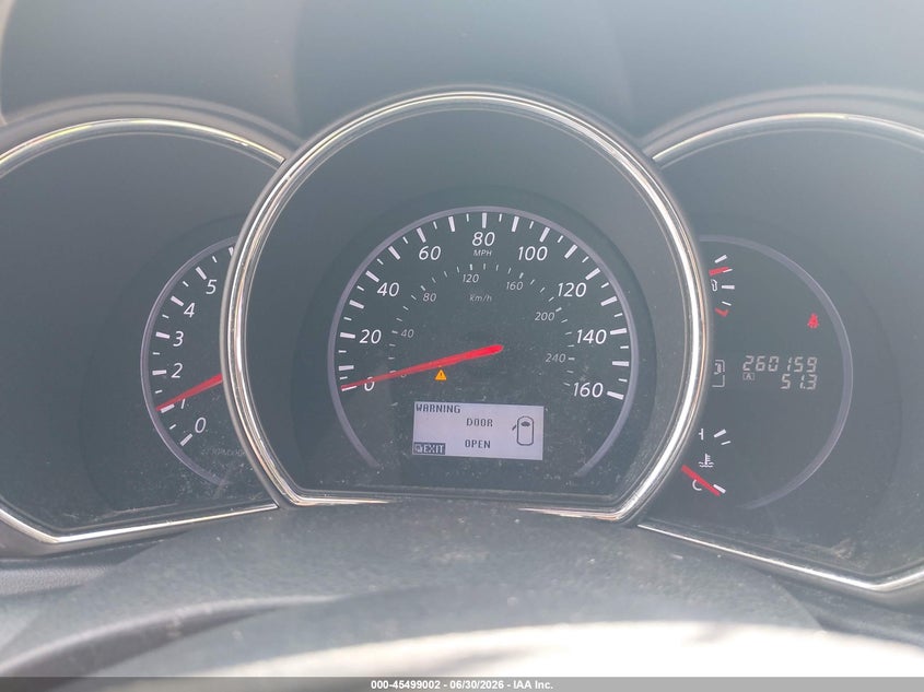 2013 Nissan Murano VIN JN8AZ1MU6DW200241 IAAI salvage auction — FRONT END, Rebuildable (Florida), sold $350 on 2026-07-14 (photo 7)