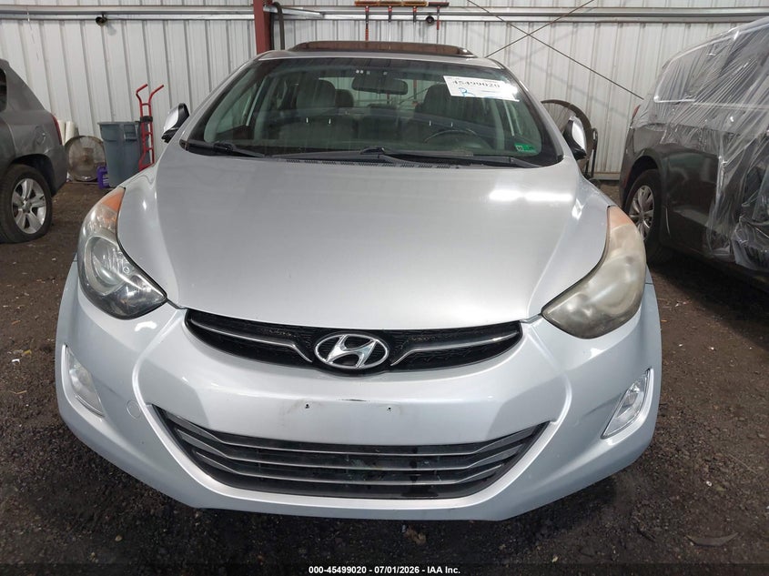2013 Hyundai Elantra VIN KMHDH4AE1DU837085 IAAI salvage auction — THEFT, Clear (Virginia), sold $1,100 on 2026-07-19 (photo 6)