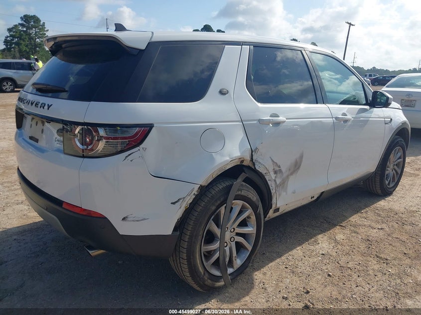 2016 Land rover Discovery sport VIN SALCR2BG4GH607824 IAAI salvage auction — RIGHT SIDE, Salvage (Texas), sold $1,500 on 2026-07-23 (photo 4)