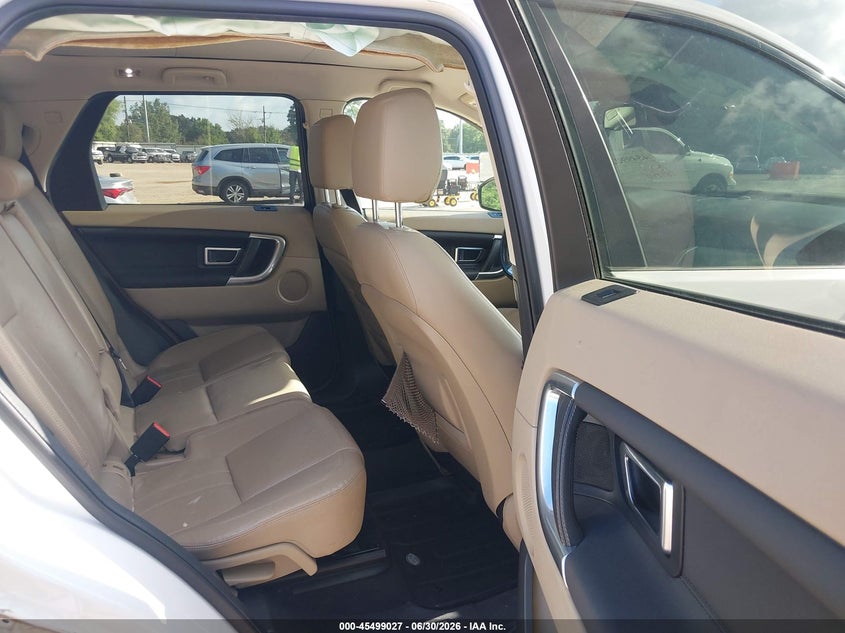 2016 Land rover Discovery sport VIN SALCR2BG4GH607824 IAAI salvage auction — RIGHT SIDE, Salvage (Texas), sold $1,500 on 2026-07-23 (photo 8)