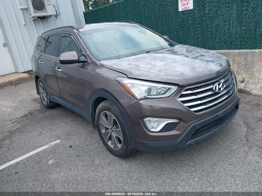 2013 Hyundai Santa fe VIN KM8SMDHF4DU010764 IAAI salvage auction — FRONT END, Clear (New Hampshire), sold $925 on 2026-07-07 (photo 1)