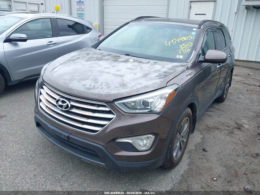 2013 Hyundai Santa fe VIN KM8SMDHF4DU010764 IAAI salvage auction — FRONT END, Clear (New Hampshire), sold $925 on 2026-07-07 (photo 2)