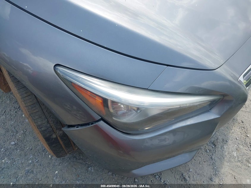 2016 Infiniti Q50 VIN JN1EV7AR9GM345305 IAAI salvage auction — FRONT & REAR, Repossession Paperwork (Georgia), sold $550 on 2026-07-21 (photo 6)