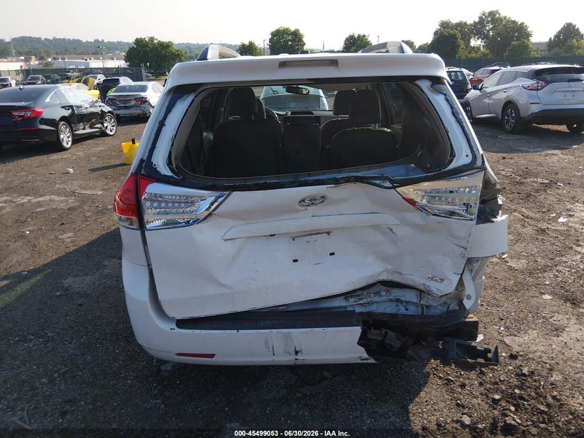 2013 Toyota Sienna VIN 5TDYK3DC9DS356081 IAAI salvage auction — REAR END, Salvage Title, sold $2,050 on 2026-07-17 (photo 6)