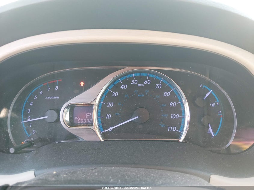 2013 Toyota Sienna VIN 5TDYK3DC9DS356081 IAAI salvage auction — REAR END, Salvage Title, sold $2,050 on 2026-07-17 (photo 7)