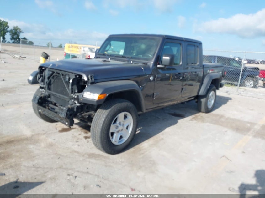 2020 Jeep Gladiator VIN 1C6JJTAG5LL168936 IAAI salvage auction — FRONT END, Salvage (Iowa), sold $13,525 on 2026-07-28 (photo 2)