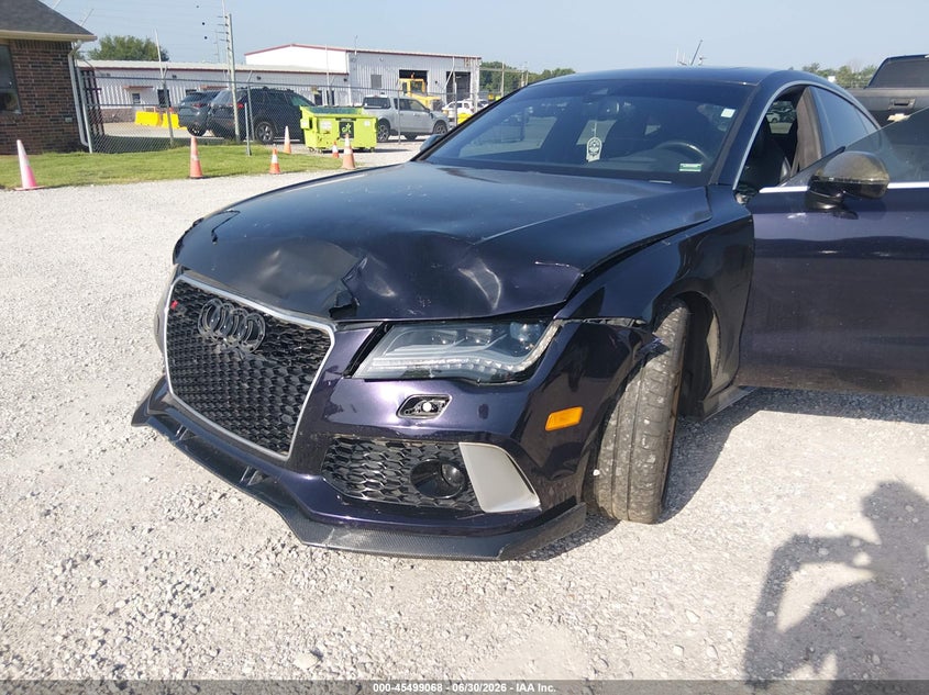 2015 Audi Rs7 VIN WUAW2AFC0FN900309 IAAI salvage auction — FRONT END, Salvage Title, sold $9,400 on 2026-09-08 (photo 6)
