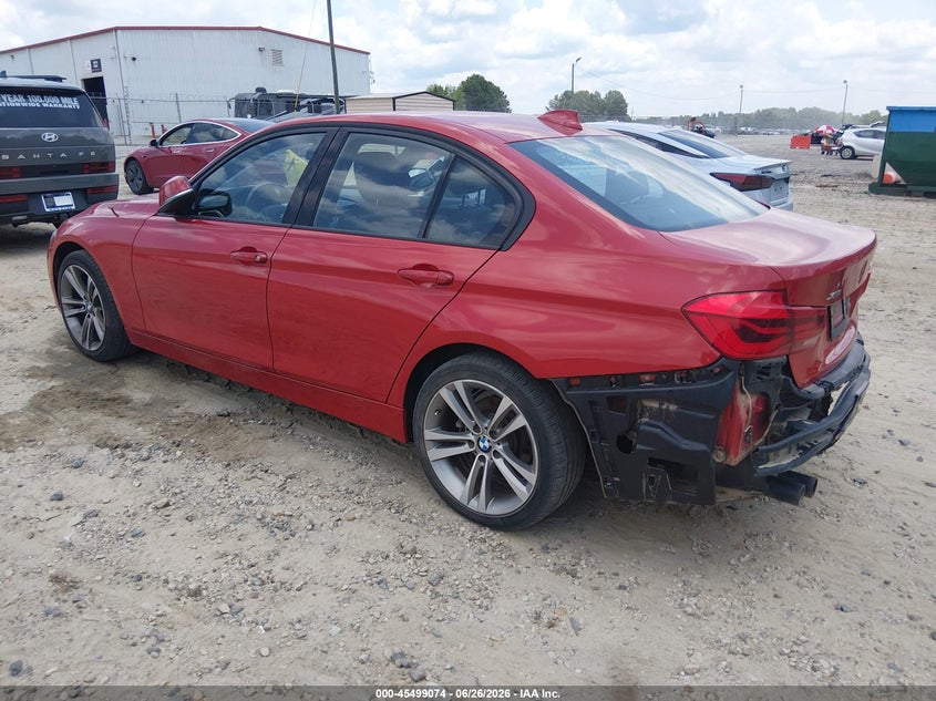 2018 BMW 3er VIN WBA8D9C5XJEM34155 IAAI salvage auction — REAR END, Salvage (Georgia), sold $3,500 on 2026-07-30 (photo 3)