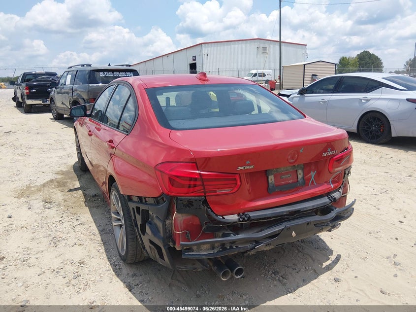 2018 BMW 3er VIN WBA8D9C5XJEM34155 IAAI salvage auction — REAR END, Salvage (Georgia), sold $3,500 on 2026-07-30 (photo 6)