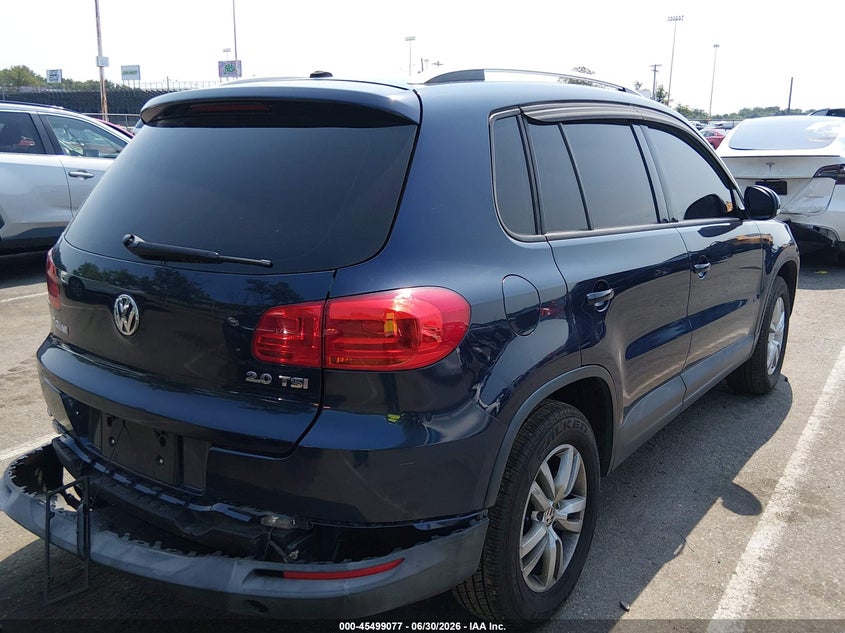 2012 Volkswagen Tiguan VIN WVGAV7AX0CW546532 IAAI salvage auction — REAR END, Salvage (New Jersey), sold $500 on 2026-08-17 (photo 4)