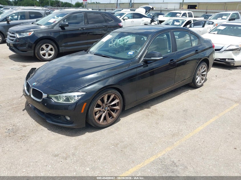 2018 BMW 3er VIN WBA8E1G51JNU89313 IAAI salvage auction — FRONT END, Salvage (Texas), sold $575 on 2026-07-29 (photo 2)
