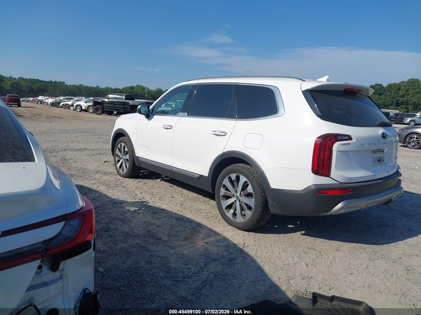 2021 Kia Telluride VIN 5XYP64HC9MG145024 IAAI salvage auction — RIGHT SIDE, Clear (South Carolina), sold $4,450 on 2026-07-28 (photo 3)