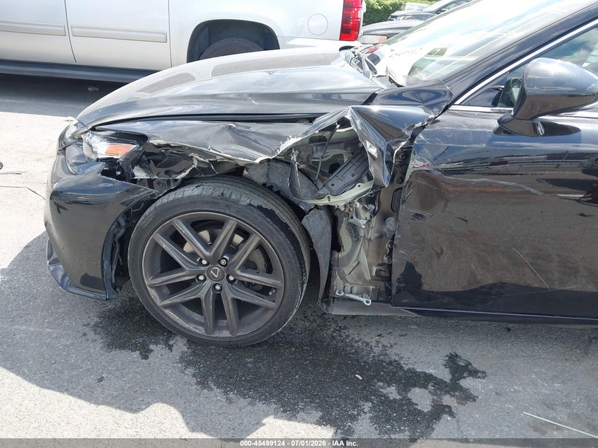 2015 Lexus Is VIN JTHBF1D24F5082480 IAAI salvage auction — LEFT FRONT, Salvage (North Carolina), sold $6,800 on 2026-07-23 (photo 6)