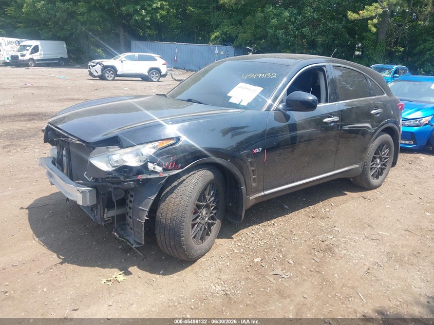 2016 Infiniti Qx70 VIN JN8CS1MW9GM750452 IAAI salvage auction — FRONT END, Salvage Title, sold $1,500 on 2026-07-28 (photo 2)