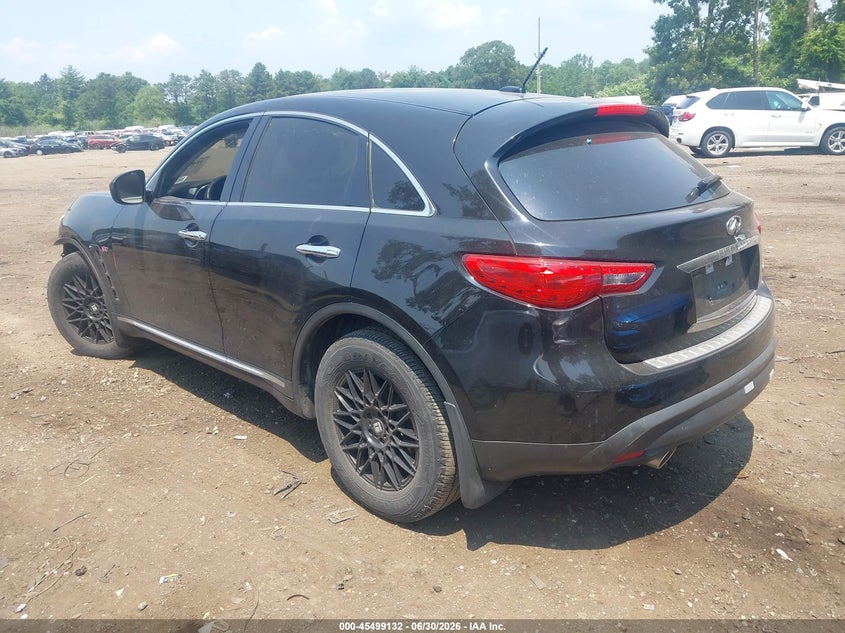2016 Infiniti Qx70 VIN JN8CS1MW9GM750452 IAAI salvage auction — FRONT END, Salvage Title, sold $1,500 on 2026-07-28 (photo 3)