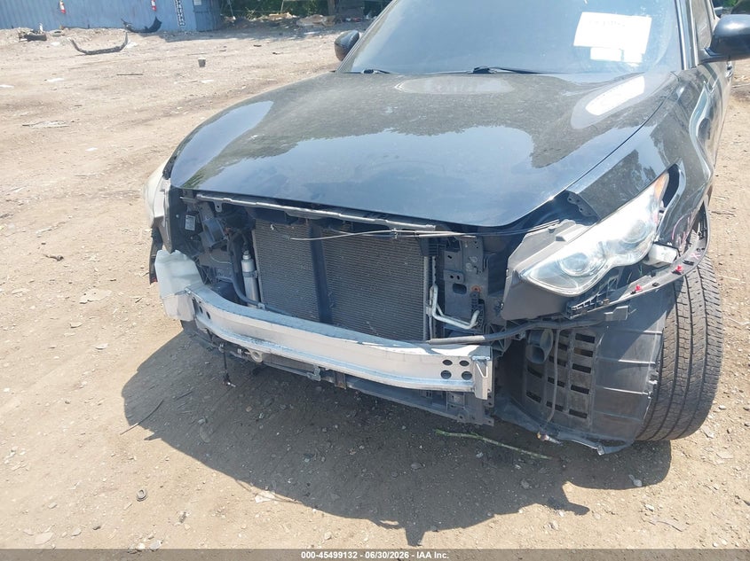 2016 Infiniti Qx70 VIN JN8CS1MW9GM750452 IAAI salvage auction — FRONT END, Salvage Title, sold $1,500 on 2026-07-28 (photo 6)