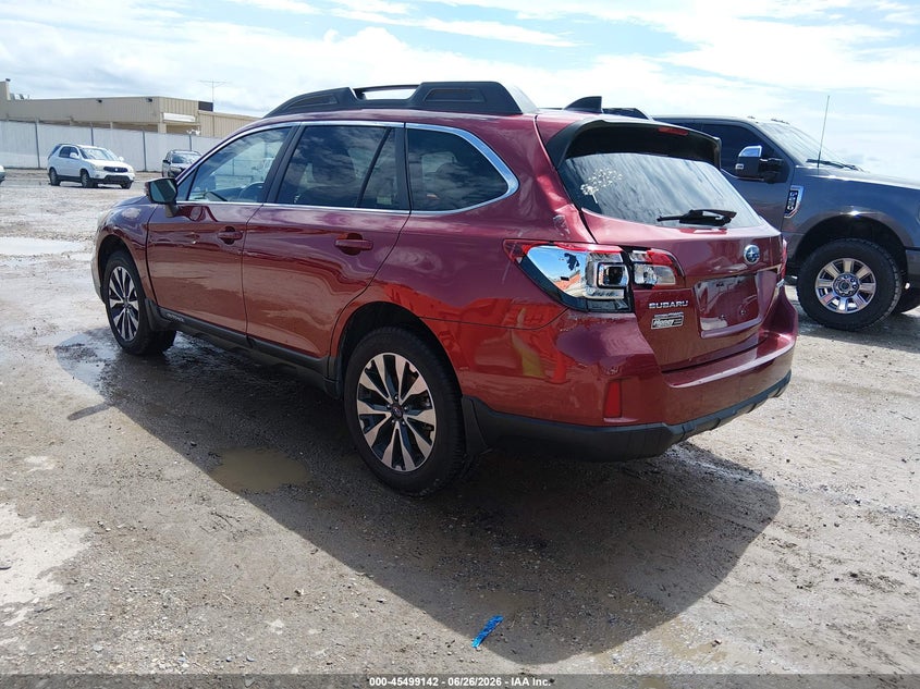 2016 Subaru Outback VIN 4S4BSBNC0G3266527 IAAI salvage auction — HAIL, Salvage (Kansas), sold $3,800 on 2026-07-31 (photo 3)