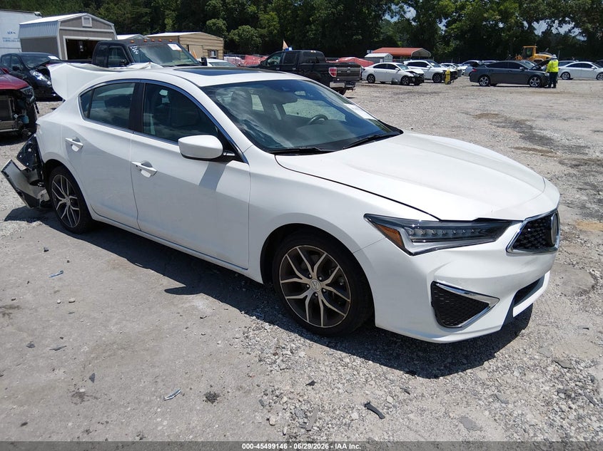 2022 Acura Ilx VIN 19UDE2F74NA000363 IAAI salvage auction — REAR END, Salvage Title, sold $3,650 on 2026-07-23 (photo 1)