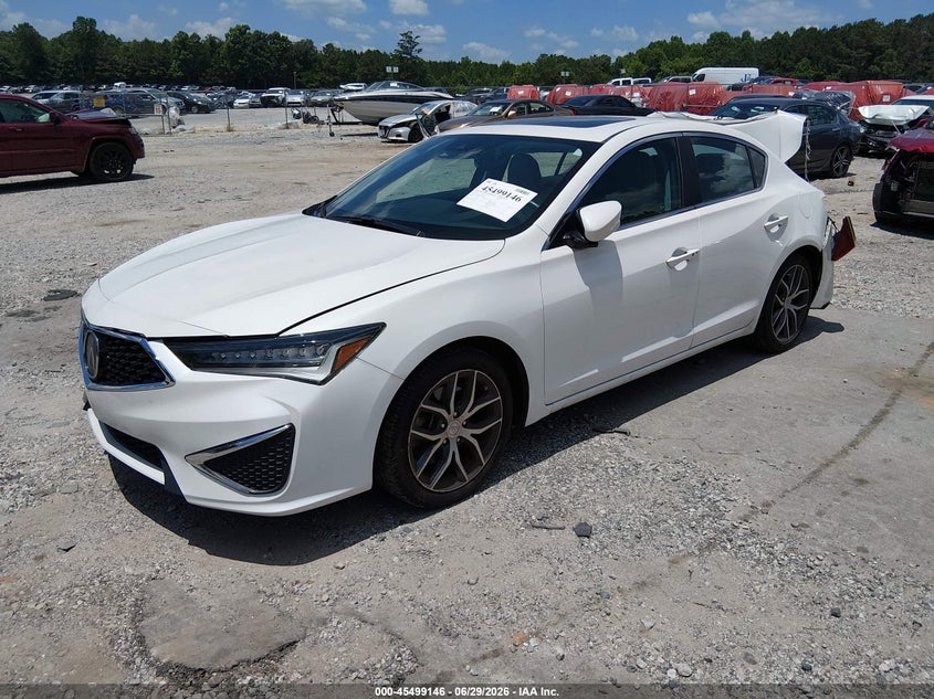 2022 Acura Ilx VIN 19UDE2F74NA000363 IAAI salvage auction — REAR END, Salvage Title, sold $3,650 on 2026-07-24 (photo 2)
