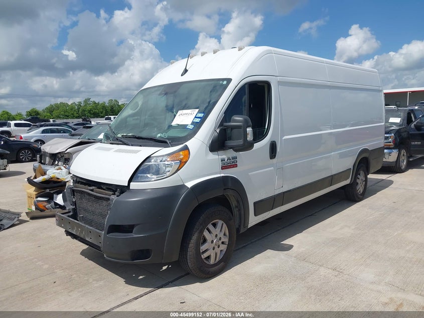2022 Ram Promaster city VIN 3C6MRVJG3NE124558 IAAI salvage auction — FRONT END, Salvage (Texas), sold $25 on 2026-07-29 (photo 2)