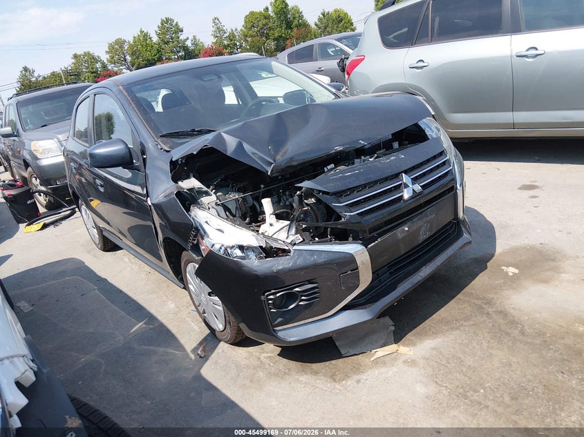 2024 Mitsubishi Mirage VIN ML32AUHJ3RH008928 IAAI salvage auction — FRONT END, Salvage (North Carolina), sold $2,350 on 2026-07-27 (photo 1)