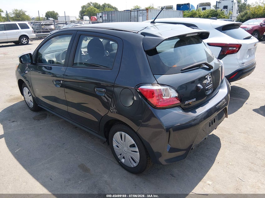 2024 Mitsubishi Mirage VIN ML32AUHJ3RH008928 IAAI salvage auction — FRONT END, Salvage (North Carolina), sold $2,350 on 2026-07-27 (photo 3)