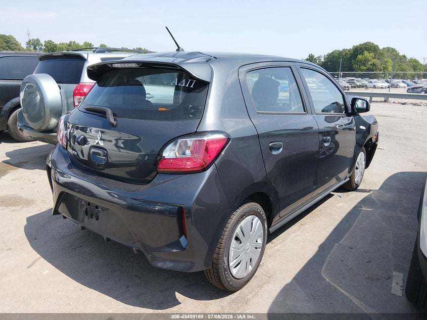 2024 Mitsubishi Mirage VIN ML32AUHJ3RH008928 IAAI salvage auction — FRONT END, Salvage (North Carolina), sold $2,350 on 2026-07-27 (photo 4)