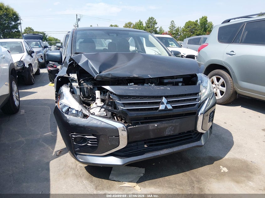 2024 Mitsubishi Mirage VIN ML32AUHJ3RH008928 IAAI salvage auction — FRONT END, Salvage (North Carolina), sold $2,350 on 2026-07-27 (photo 6)