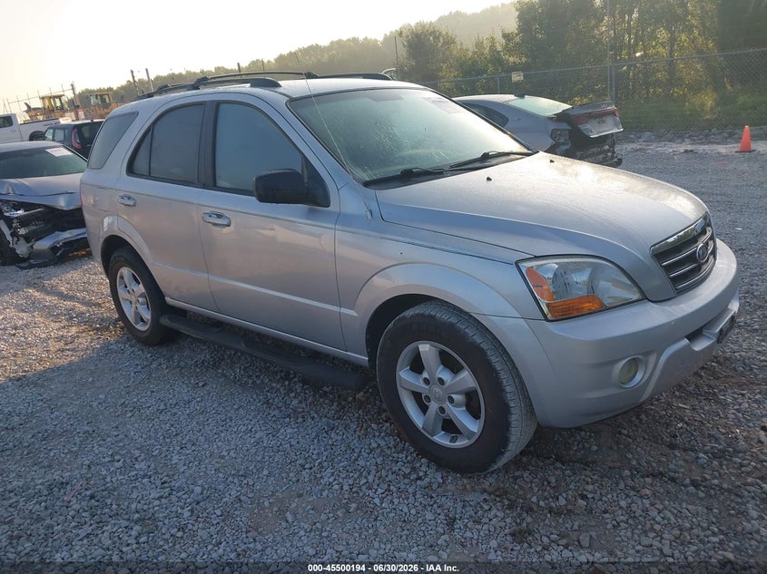 2007 Kia Sorento VIN KNDJD736075675748 IAAI salvage auction — NORMAL WEAR, Clear (Alabama), sold $650 on 2026-07-06 (photo 1)
