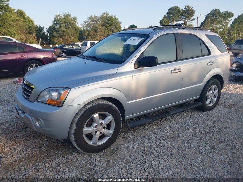 2007 Kia Sorento VIN KNDJD736075675748 IAAI salvage auction — NORMAL WEAR, Clear (Alabama), sold $650 on 2026-07-06 (photo 2)
