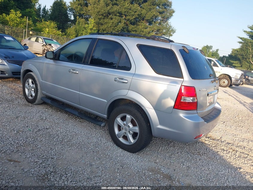 2007 Kia Sorento VIN KNDJD736075675748 IAAI salvage auction — NORMAL WEAR, Clear (Alabama), sold $650 on 2026-07-06 (photo 3)