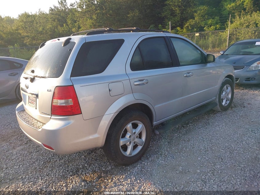 2007 Kia Sorento VIN KNDJD736075675748 IAAI salvage auction — NORMAL WEAR, Clear (Alabama), sold $650 on 2026-07-06 (photo 4)