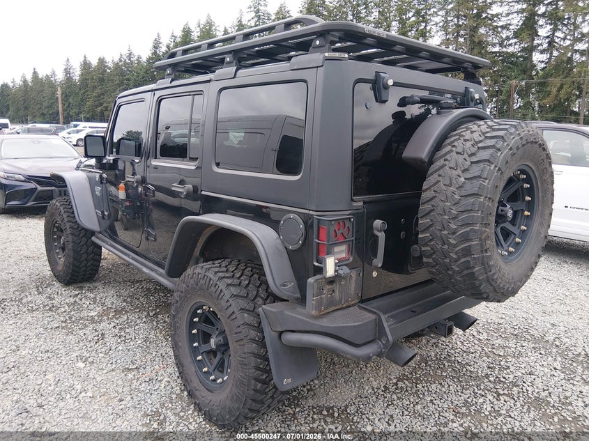2012 Jeep Wrangler / VIN 1C4BJWFG6CL199555 IAAI salvage auction — FRONT END, Salvage Title, sold $9,200 on 2026-08-01 (photo 3)